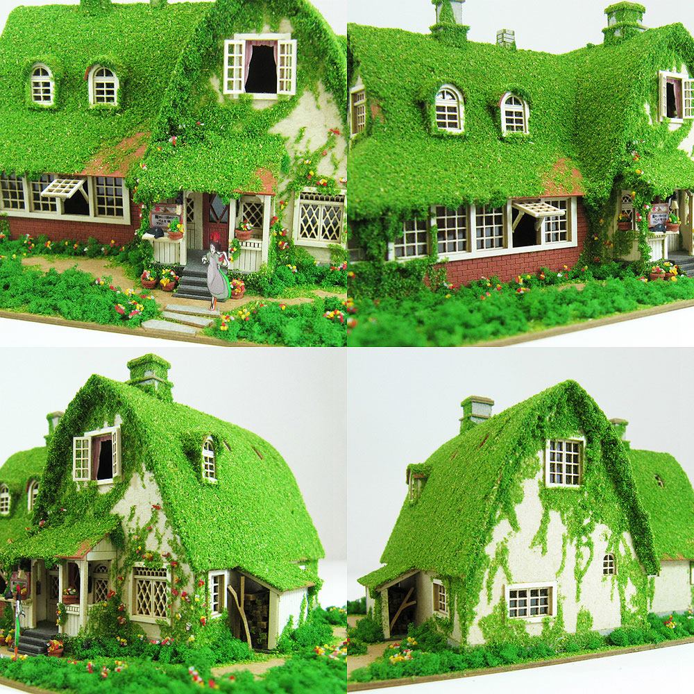 魔女の宅急便 【キキとジジの家（オキノ邸）】 ：さんけい キット N(1/150) MK0722 総合ジオラマ