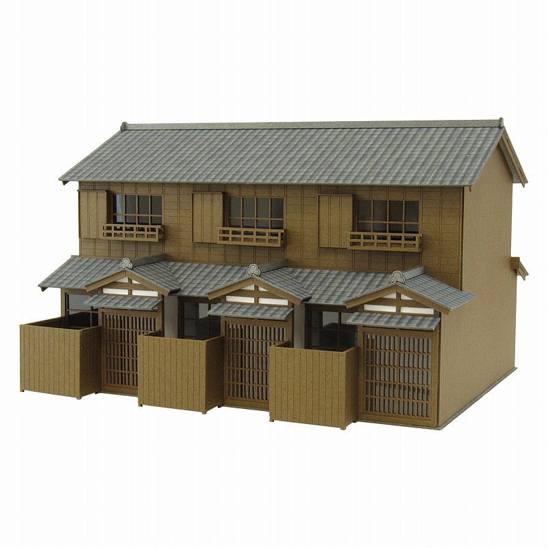 長屋-2 ：さんけい キット HO(1/80) MK05-41 | 建造物,建物,人形