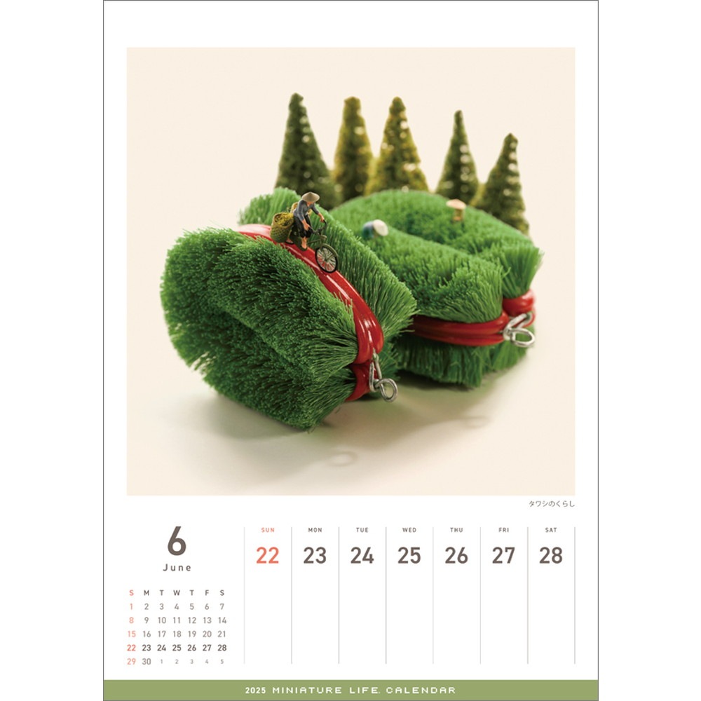 MINIATURE LIFE CALENDAR 2025 (ܹǡܤνꡦܸ̾ˡߥ˥奢饤