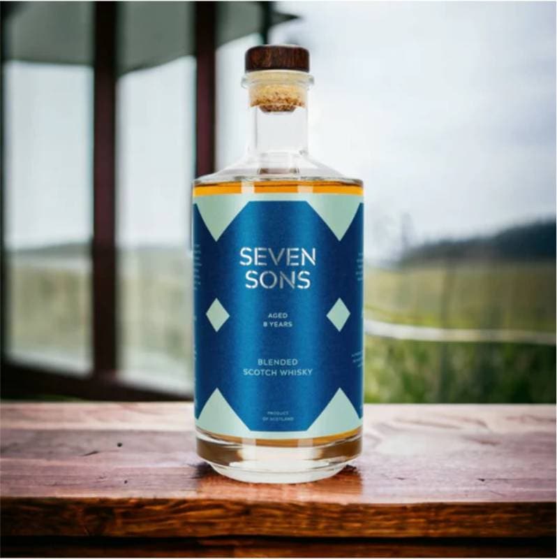 Seven Sons Blended Scotch Whisky Aged 8 Years