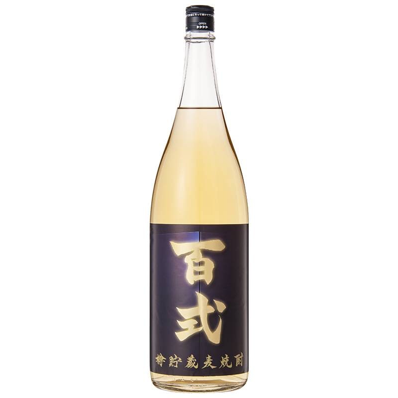 樽貯蔵麦焼酎 百式 ひゃくしき 1800ml 1.8L 25度 瓶 麦焼酎 本格焼酎 オリジナル
