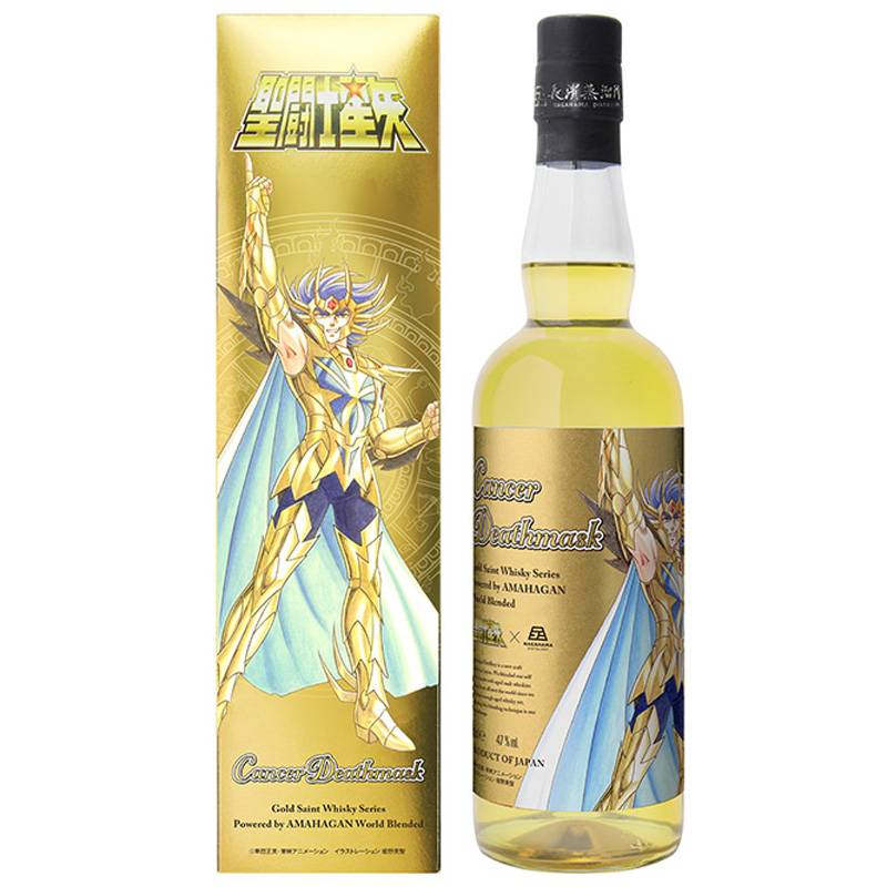 長濱蒸留所 アマハガン 聖闘士星矢 ゴールドセイント キャンサー デスマスク 700ml 47度 ジャパニーズウイスキー
