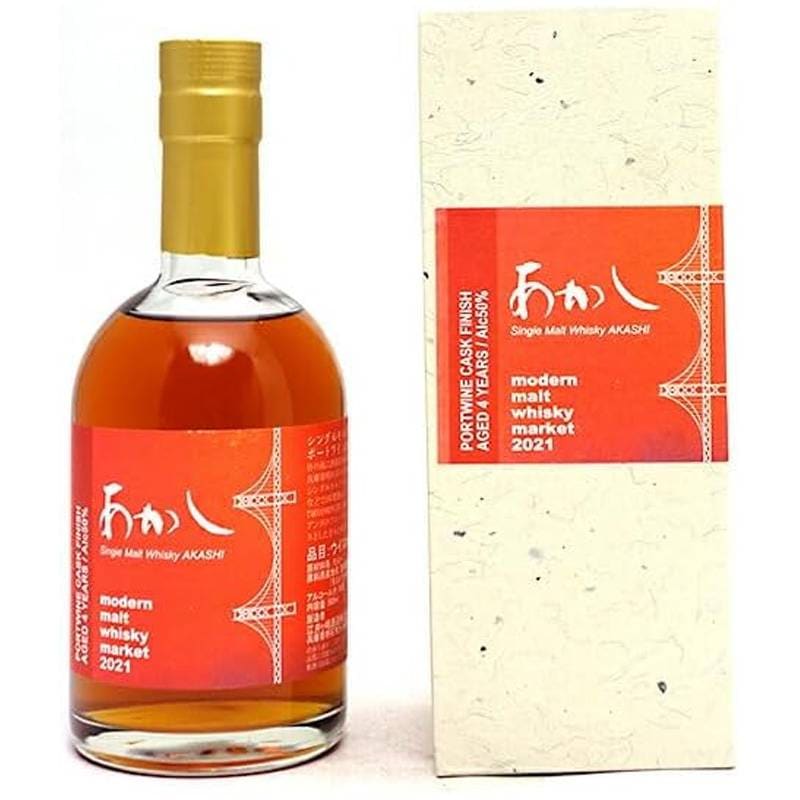 江井ヶ嶋 シングルモルト あかし ポートワインカスク フィニッシュ 4年