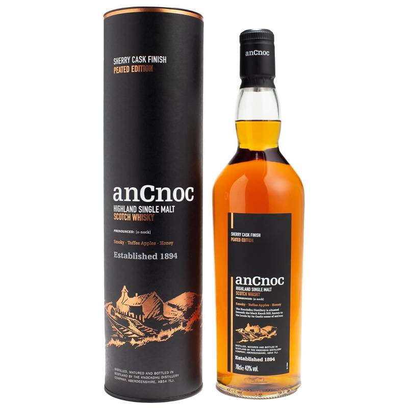 アンノック シェリーピーテッド 43度 700ml ウイスキー