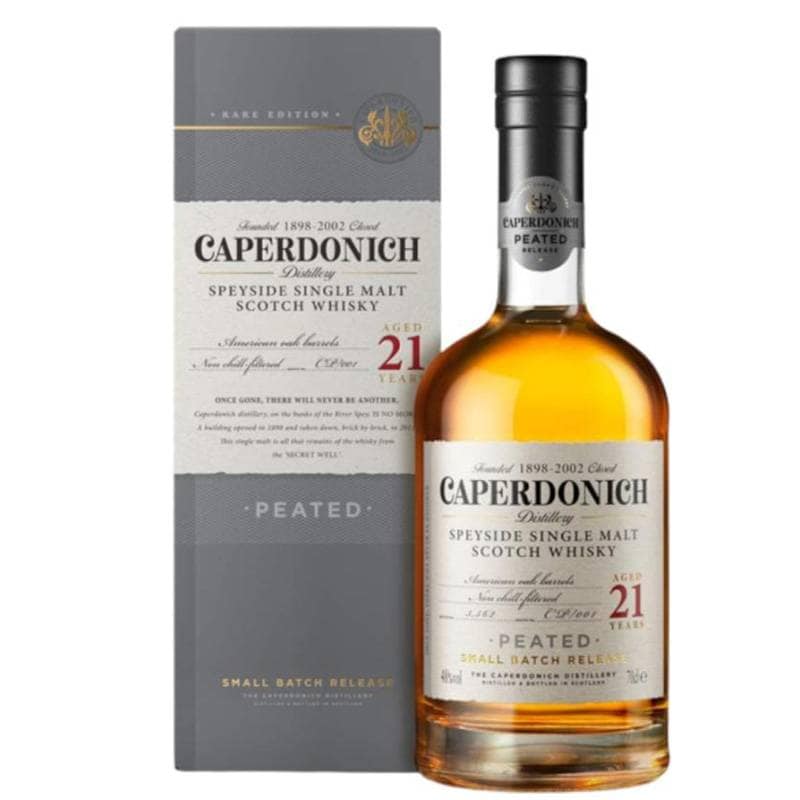 キャパドニック ピーテッド 21年 48度 700ml ウイスキー