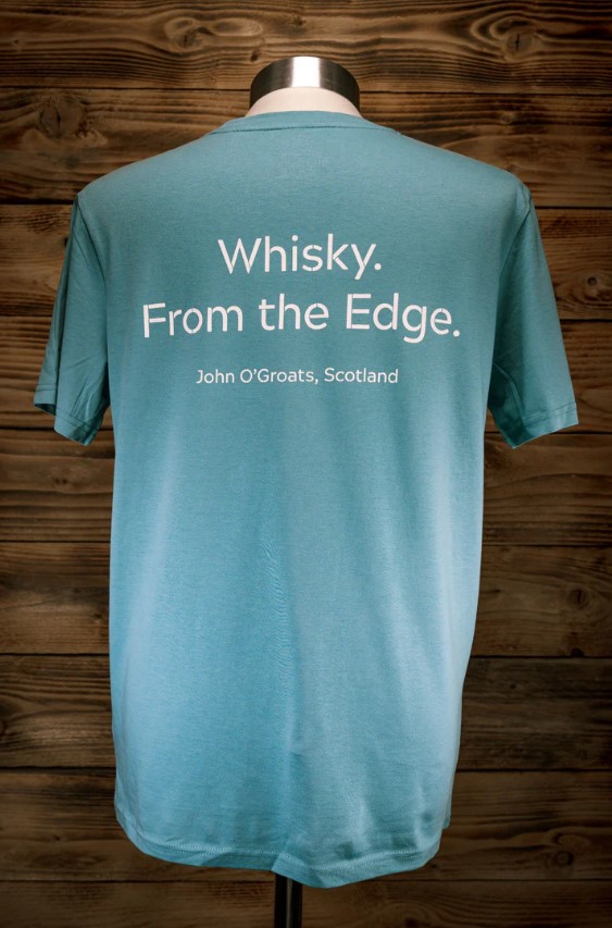 8 DOORS DISTILLERY TEAL T-SHIRT 