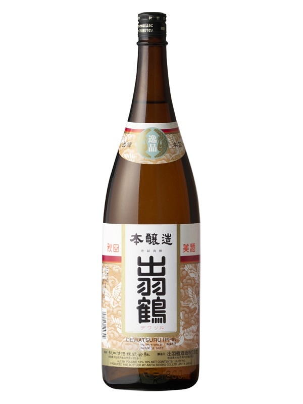 出羽鶴 本醸造 逸品 1800ml | 蔵元,出羽鶴酒造株式会社,出羽鶴 | 秋田