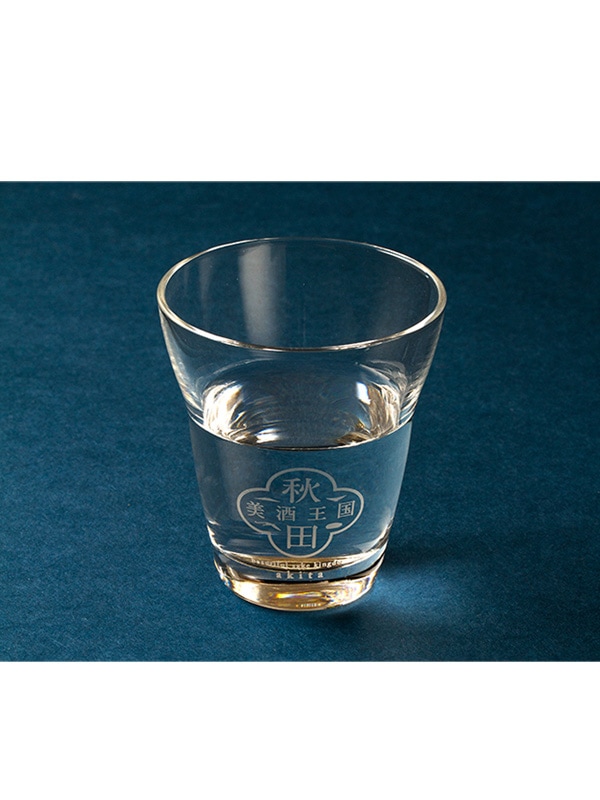 美酒王国秋田 オリジナルグラス（6個） | 酒蔵グッズ | 秋田日本酒市場