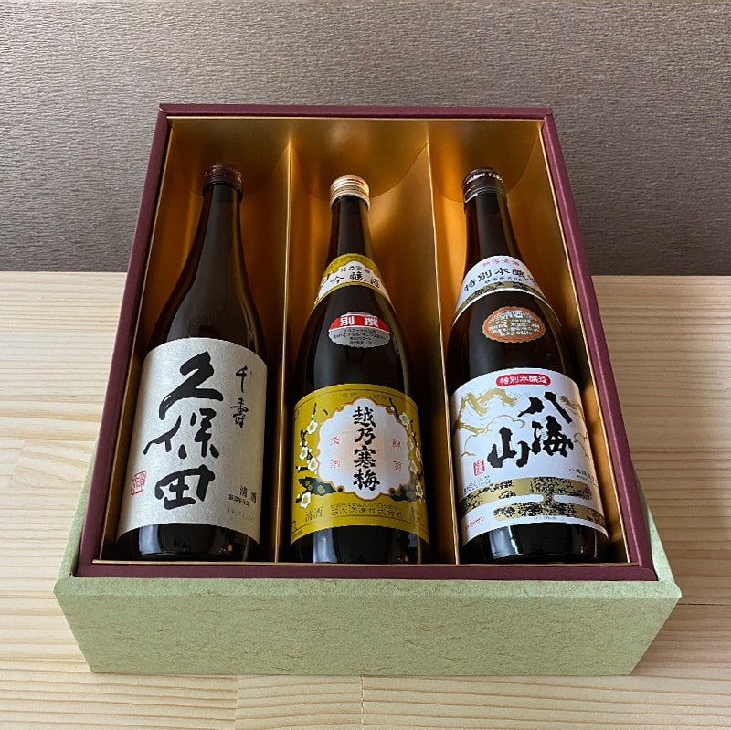 新潟の王道銘酒3本セット[720ml] | 日本酒,贈り物に喜ばれる