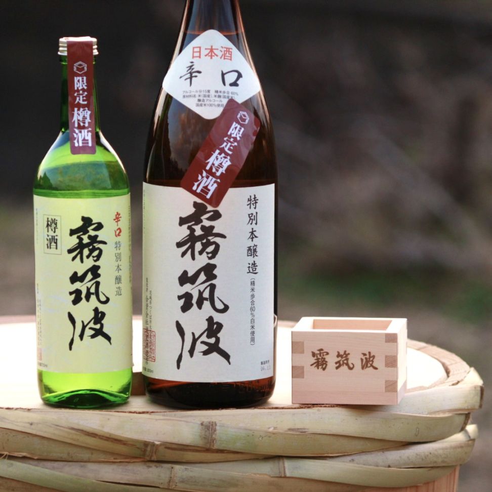 【当店限定・数量限定】霧筑波 特別本醸造 限定樽酒 1800ml