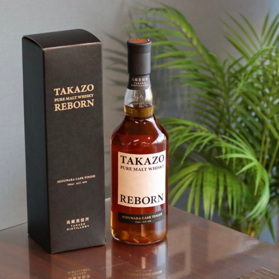 TAKAZO PURE MALT WHISKY MIZUNARA CASK FINISH 700ml