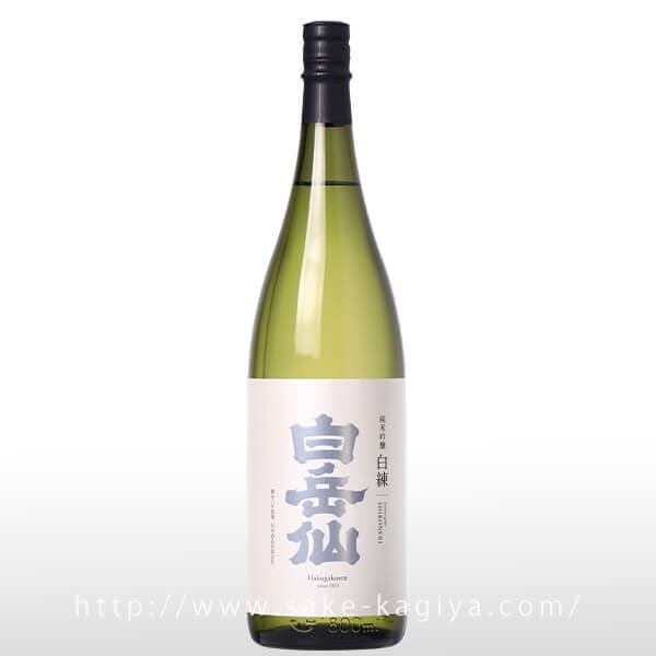 白岳仙 純米吟醸 白練 SHIRONERI 1.8L