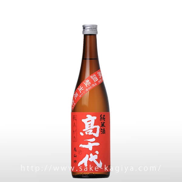 高千代 辛口純米+19 秋上がり 生原酒 720ml