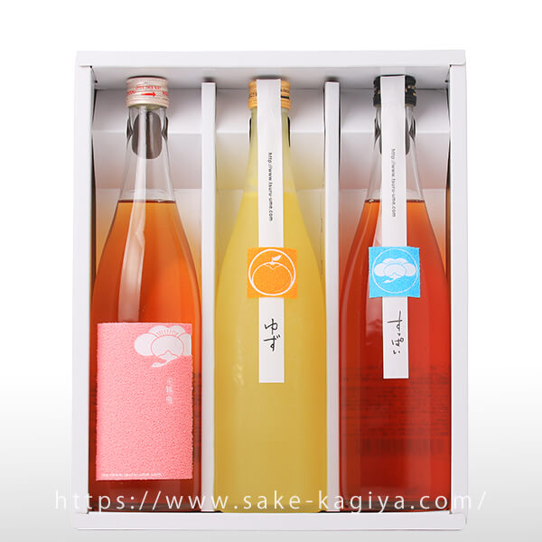 鶴梅3本セット 完熟・すっぱい・ゆず | 平和酒造/鶴梅（リキュール