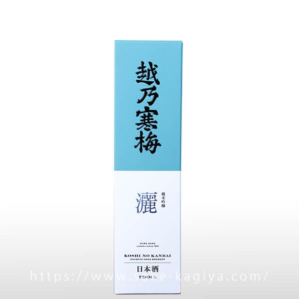 越乃寒梅 純米吟醸 灑 化粧箱 720ml 1本用