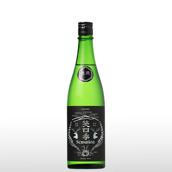笑四季 Sensation黒ラベル 生原酒 720ml | 笑四季（笑四季酒造） | 酒