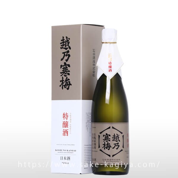 越乃寒梅 生もと系酒母柱焼酎仕込 特醸酒 720ml