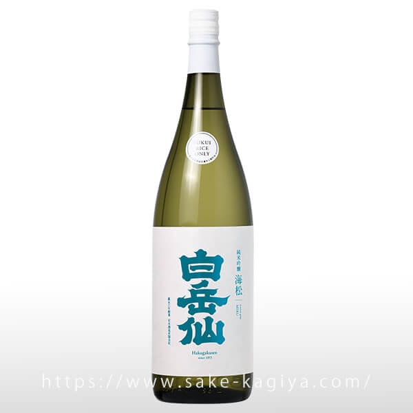 白岳仙 純米吟醸 海松 MIRU 1.8L