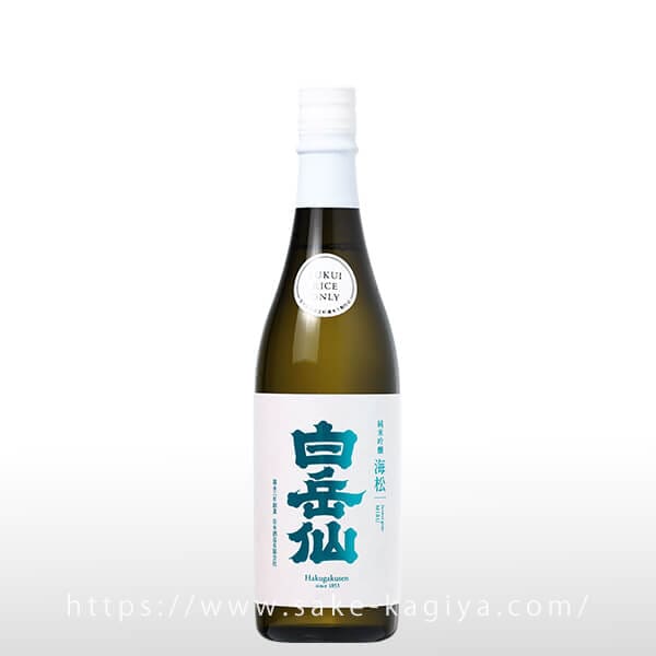 白岳仙 純米吟醸 海松 MIRU 720ml