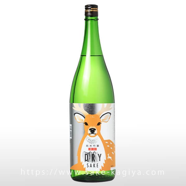 寒紅梅 純米吟醸 辛口 鹿 1.8L