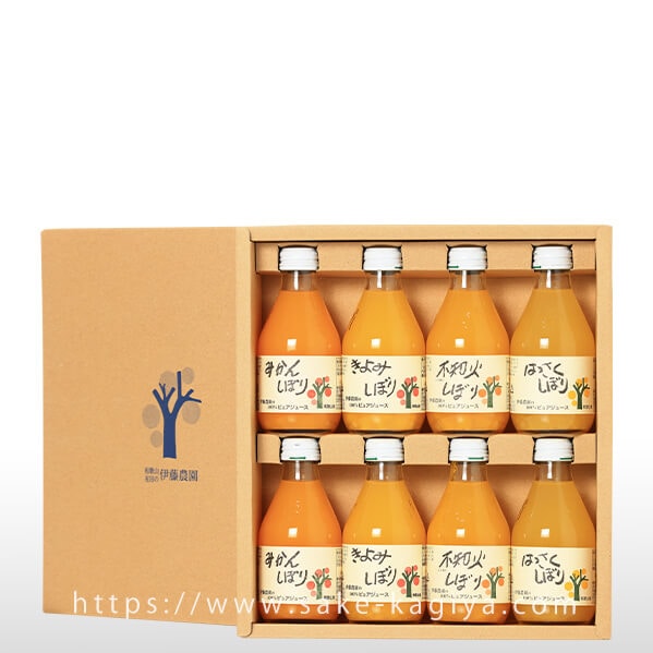 伊藤農園 100%ピュアジュース 8本ギフトセット