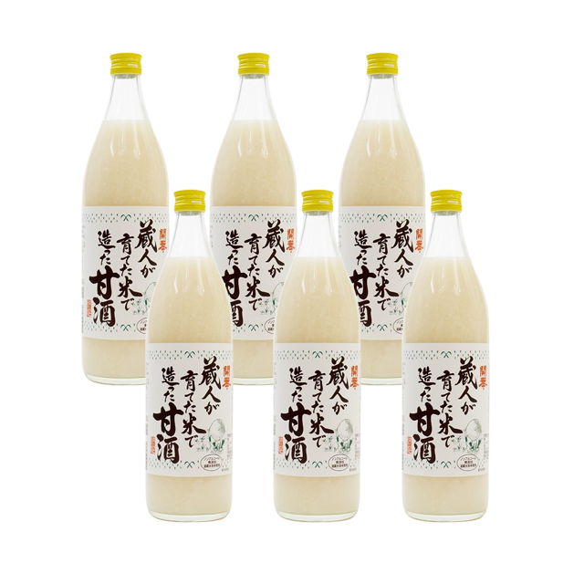 蔵人が育てた米で造った甘酒900ml（6本入）