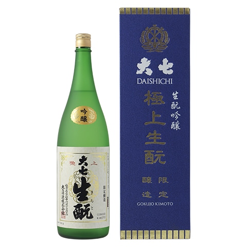 日本酒】大七(だいしち)極上きもと 吟醸 限定醸造 1800ml | 日本酒