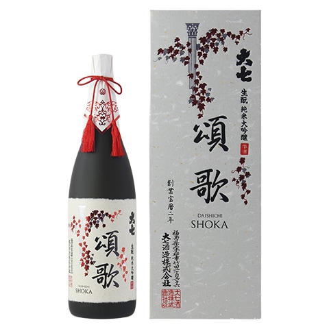大七 頌歌 純米大吟醸 一升瓶 新品未開封 日本酒】大七 頌歌(だいしち しょうか)きもと純米大吟醸 1800ml