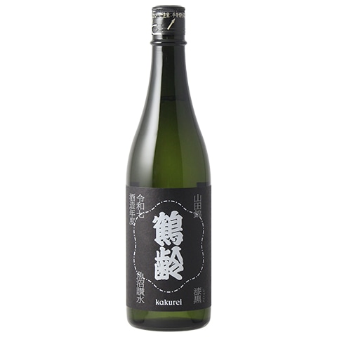 日本酒】鶴齢 漆黒(かくれい しっこく)山田錦 生原酒 R7BY 720ml