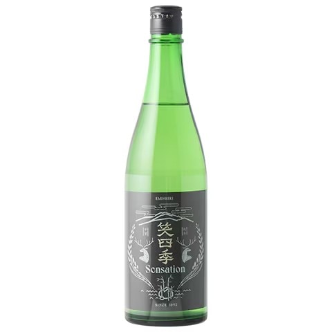 日本酒】笑四季(えみしき)センセーション 黒ラベル 火入 R7BY 720ml