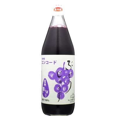 ジュース】 あづみ 赤ぶどうジュース 果汁100％ 1000ml | ノン
