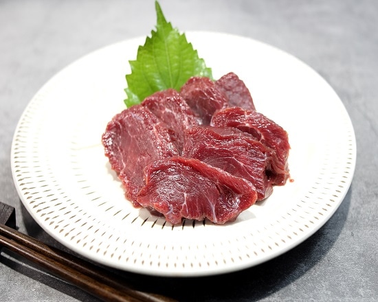 国産馬刺し極上ヒレ ブロック100～110ｇ【冷凍】