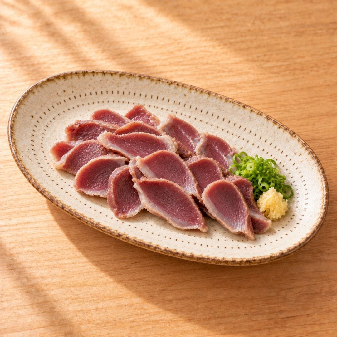 そのまま食べられる種鶏砂肝80g(低温調理)【冷凍】