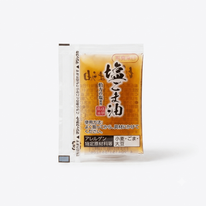 ごま油と塩小袋