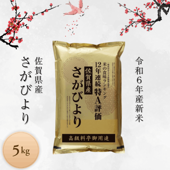 《送料無料》令和6年産／佐賀県産「さがびより」5kg