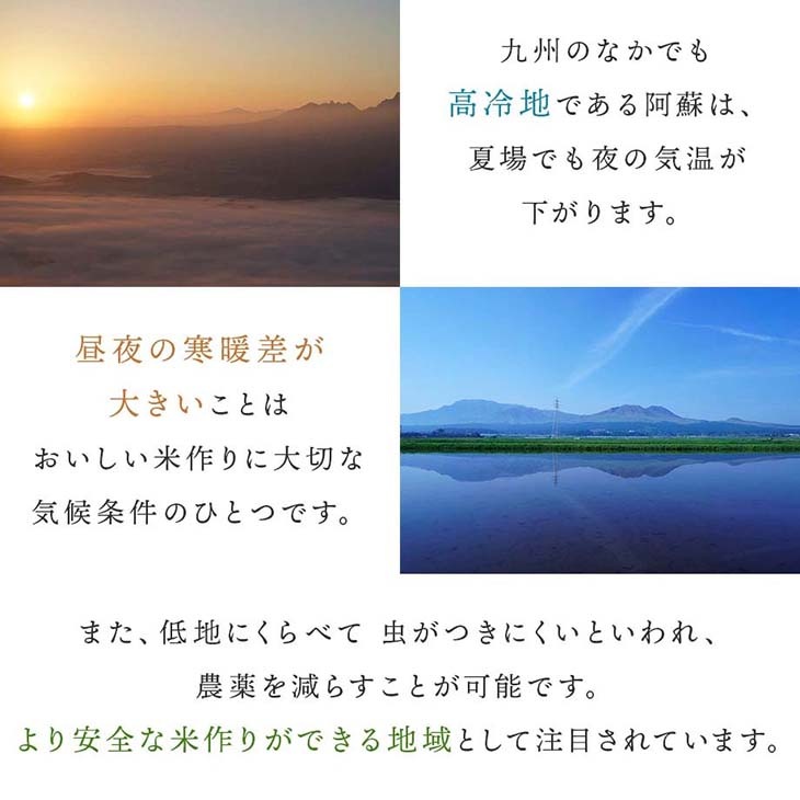 《送料無料》令和6年産／熊本県産「阿蘇米」無洗米10kg（5kg×2袋）