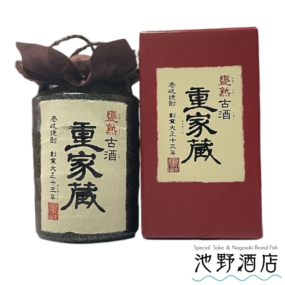 重家蔵 甕貯蔵古酒 720ml 麦焼酎l │池野酒店