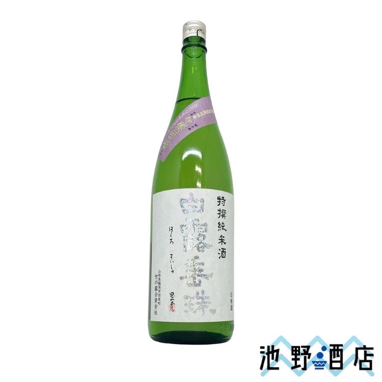 白露垂珠 特撰純米酒 出羽燦々 1.8L │池野酒店