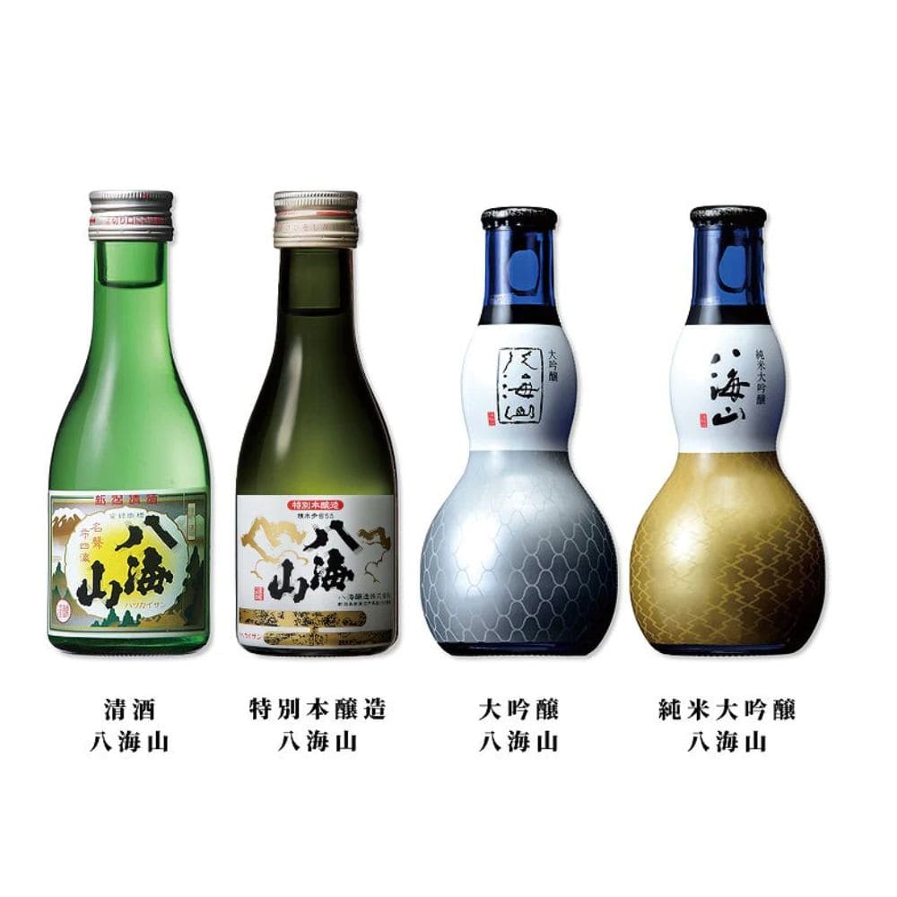 八海山 飲み比べ4本セット 180ml×4 │池野酒店
