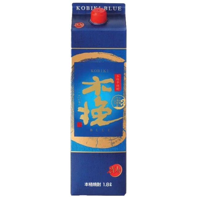 木挽BLUE 20度 パック 1800ml 芋焼酎 雲海酒造|雲海酒造（株）|焼酎