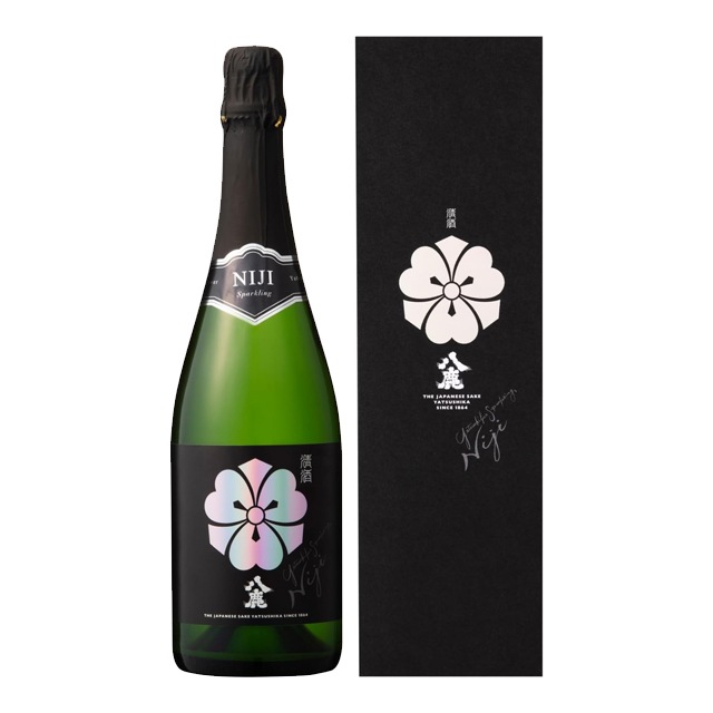 純米 日本酒スパークリング Niji 虹 8度 720ml 八鹿酒造
