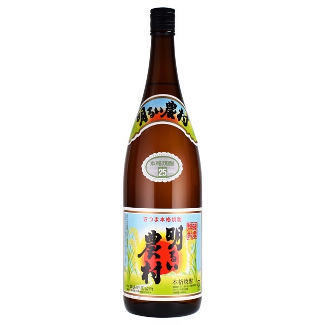 【かめ壷仕込み】明るい農村 25度 1800ml 芋焼酎|焼酎