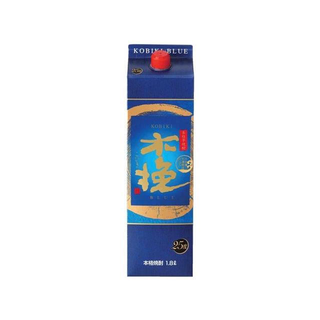 木挽 BLUE 25度 パック 1800ml 芋焼酎 雲海酒造|雲海酒造（株）|焼酎