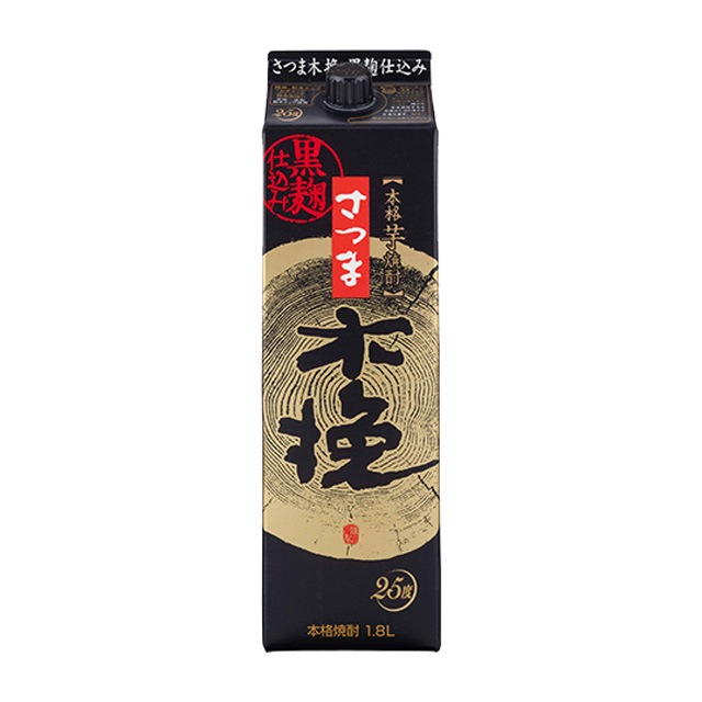 さつま木挽 黒麹 パック 25度 1800ml 芋焼酎 雲海酒造 鹿児島|雲海酒造（株）|焼酎