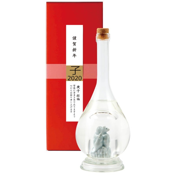 八鹿酒造 2020年 干支ボトル 子(ね)  500ml瓶化粧箱入 純米大吟醸|清酒