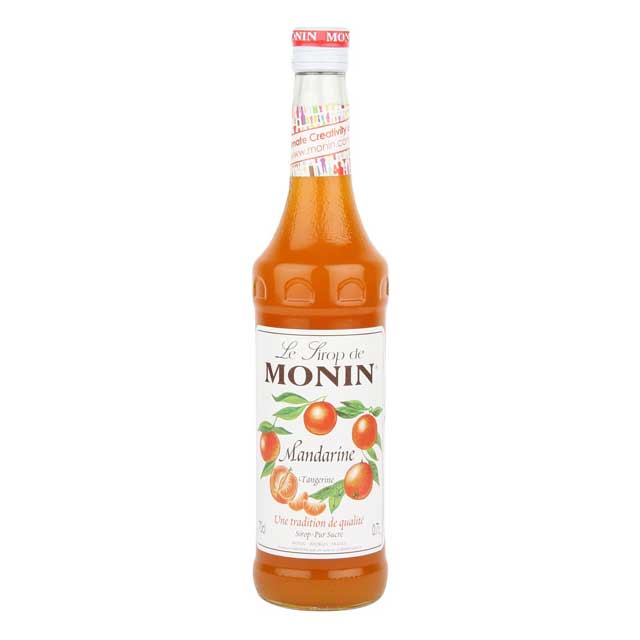 モナン マンダリン シロップ 瓶 700ml|シロップ|水・飲料・割り材