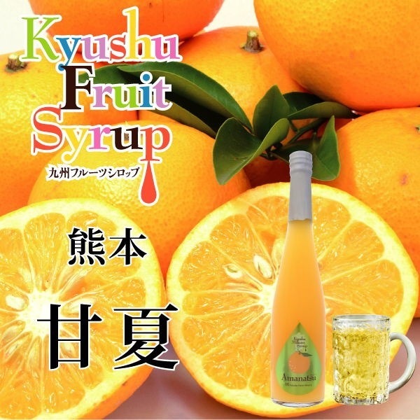 福田農場 甘夏みかんシロップ 500ml|シロップ|水・飲料・割り材