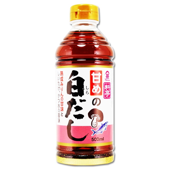 フジジン 甘めの白だし 500ml  富士甚醤油 白だし 大分県
