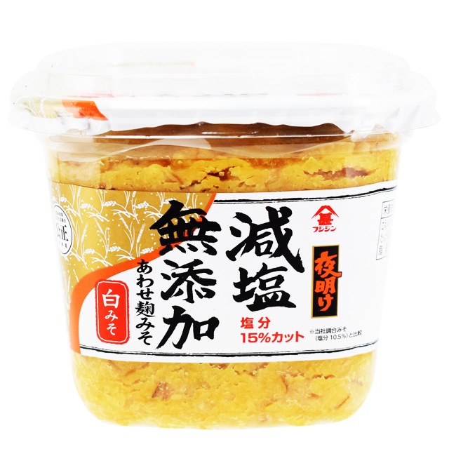 フジジン 夜明け減塩 無添加あわせ麹みそ 白 450ｇ
