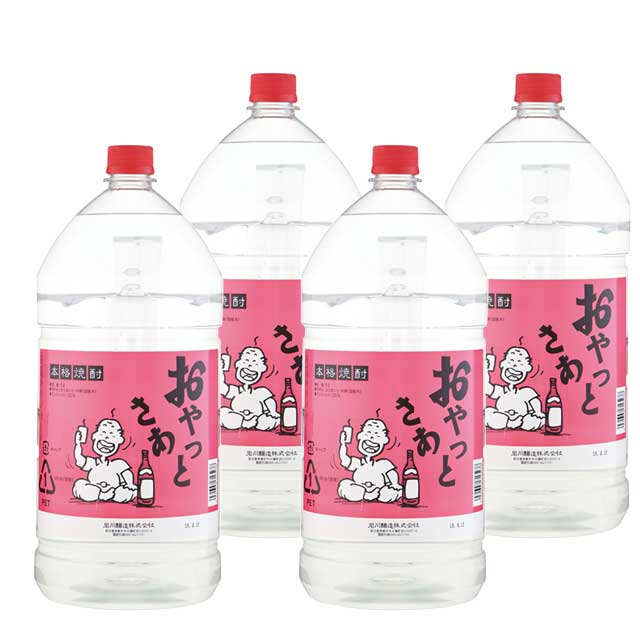 【送料無料】おやっとさあ ペット 25度 5000ml×4本 芋焼酎 岩川醸造 白麹 ケース|焼酎セット